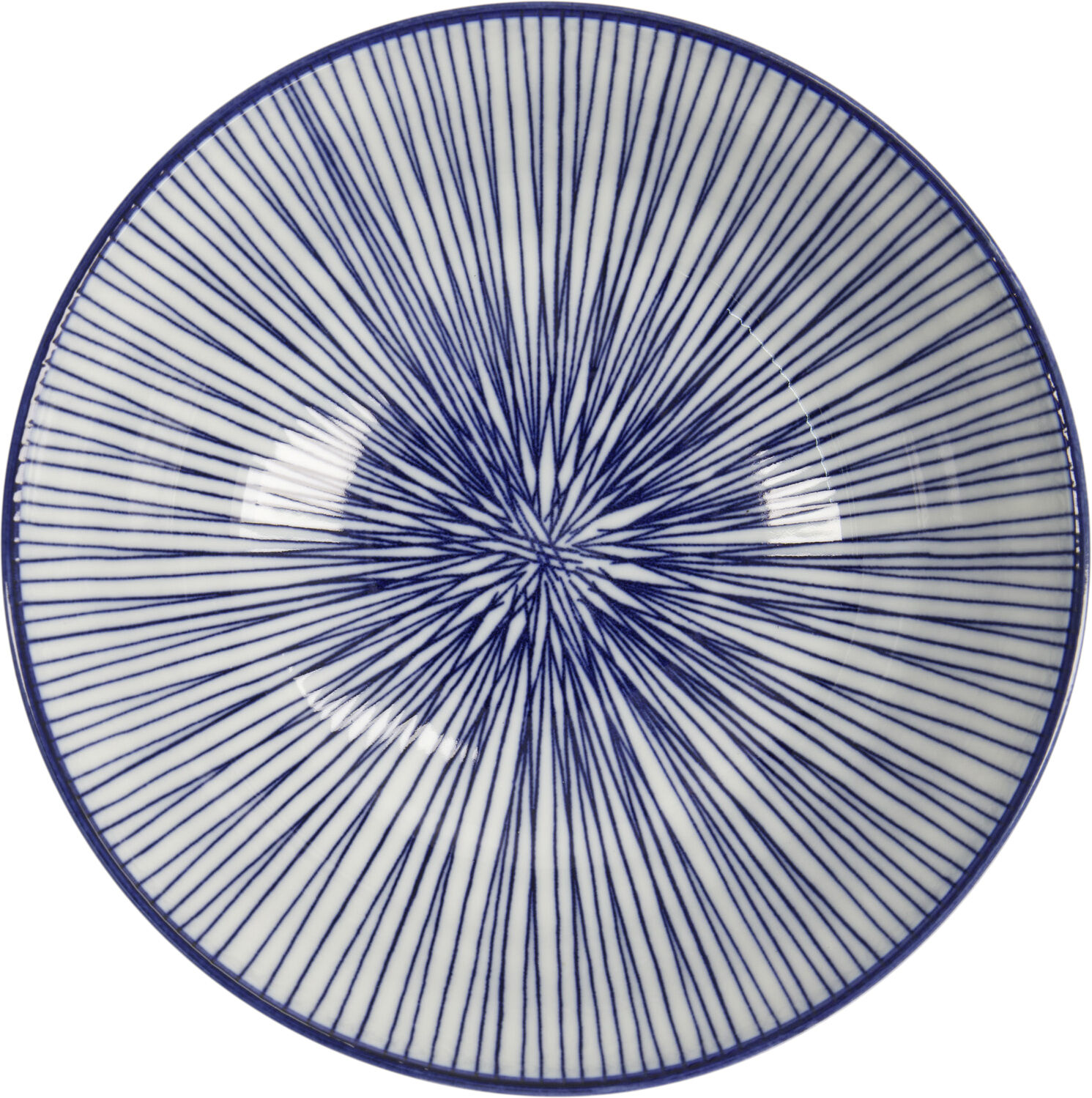 Nippon Blue Soba Bowl 21x7. 8cm 1. 1l Lines