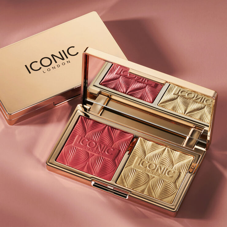 ICONIC London Silk Glow Duo, Coral Glow