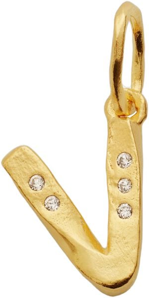 Alphabet Pendant Gold