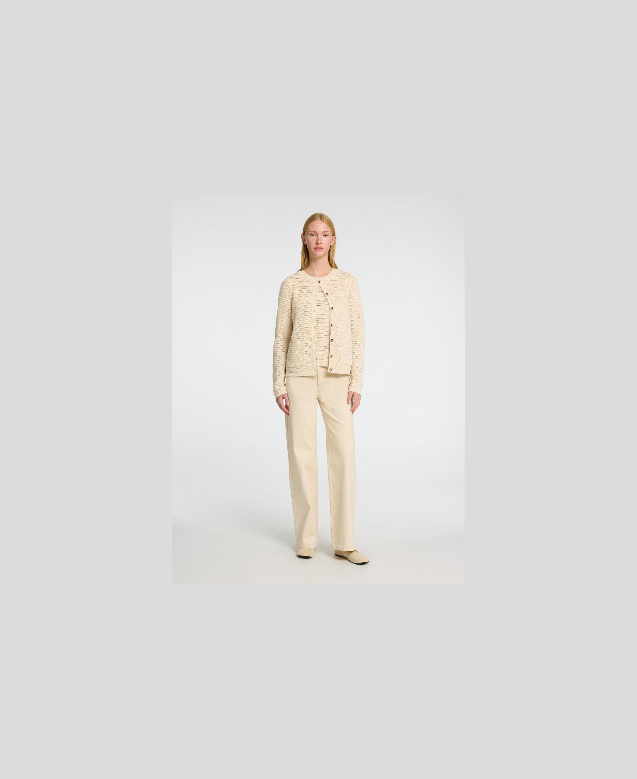 SLFVINNA LS STRUCTURE KNIT CARDIGAN