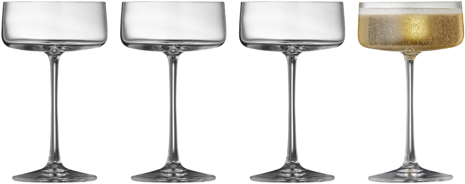 Champagnesk&aring;l Zero 26 cl 4 stk.