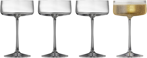 Champagneskål Zero 26 cl 4 stk.