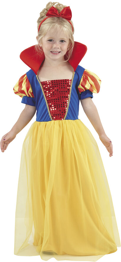 4-GIRLZ SNEHVIDE 104c3-4 ÅR mKJOLE & HÅRBØJLE