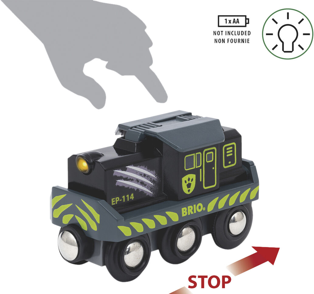 Brio Dino batteri Tog