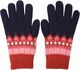 Danechestnut Gloves Dk Navy JAQUARD