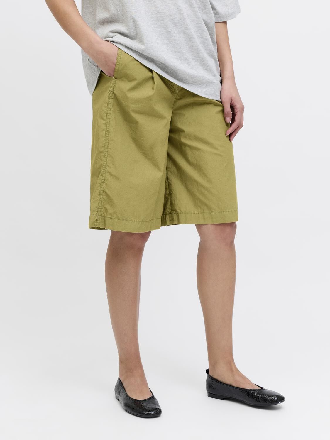 Jxnellie Mika Wide Hw Shorts Pnt