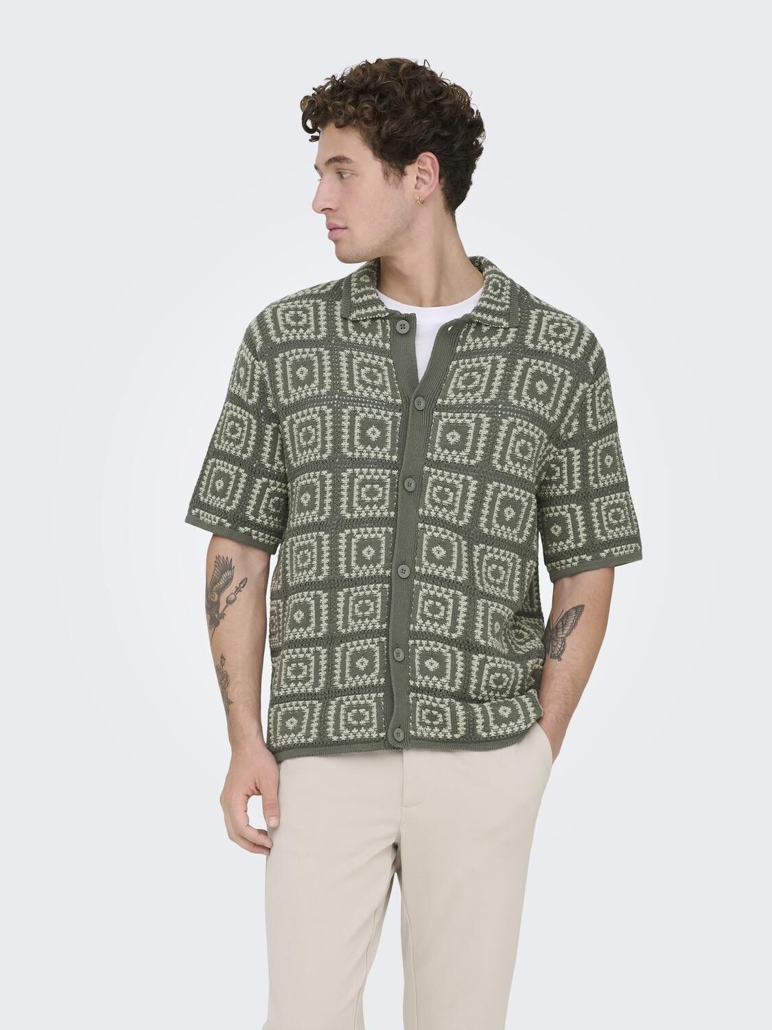 Onsbart Rlx 5 Ss Shirt Knit Noos