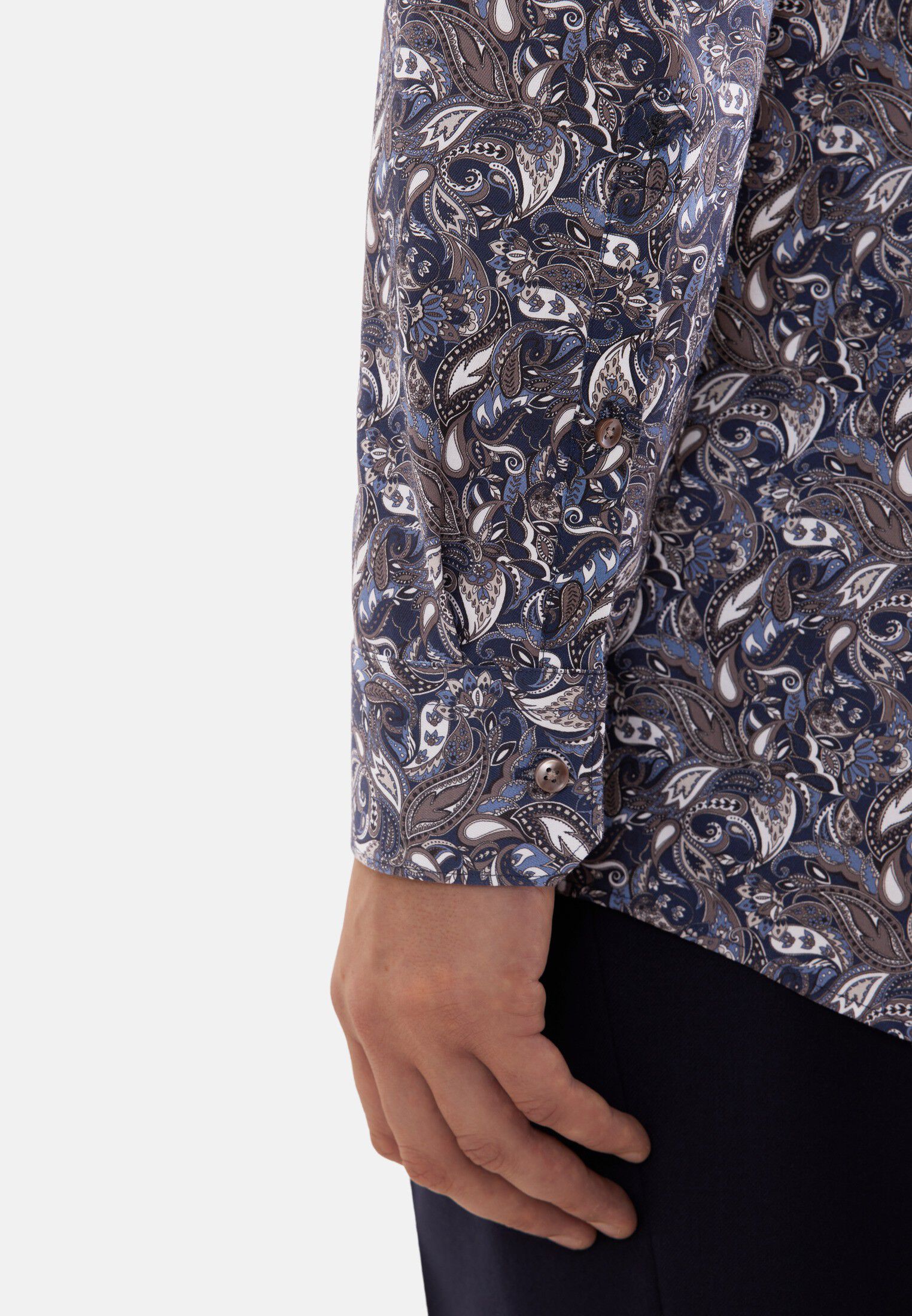 Business shirt Regular 1/1 Kent-Collar Print
