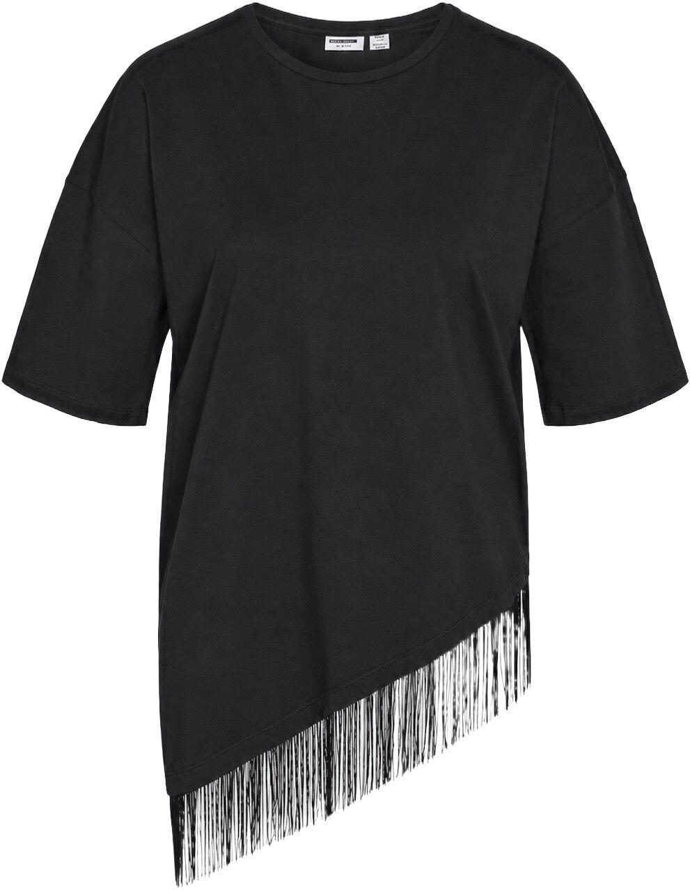 Nmeasy S/S Assymetric Fringe Top