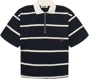 WBHiro S/S Stripe Zip Polo