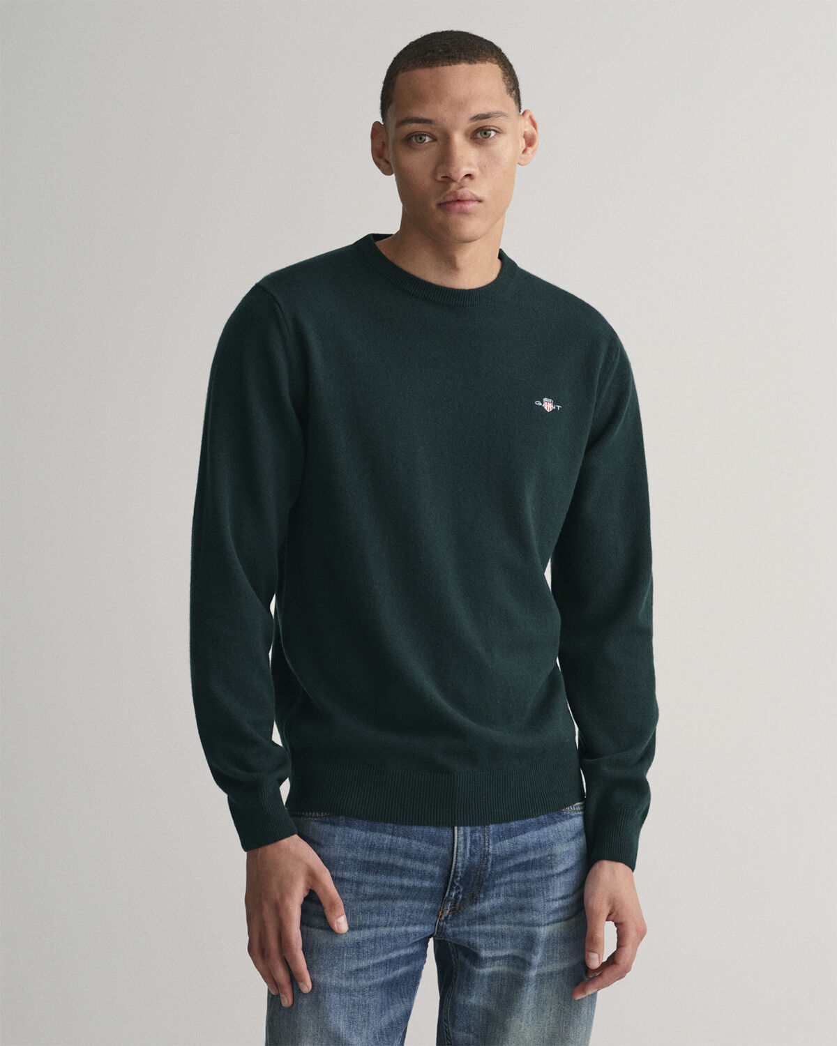 SUPERFINE LAMBSWOOL C-NECK