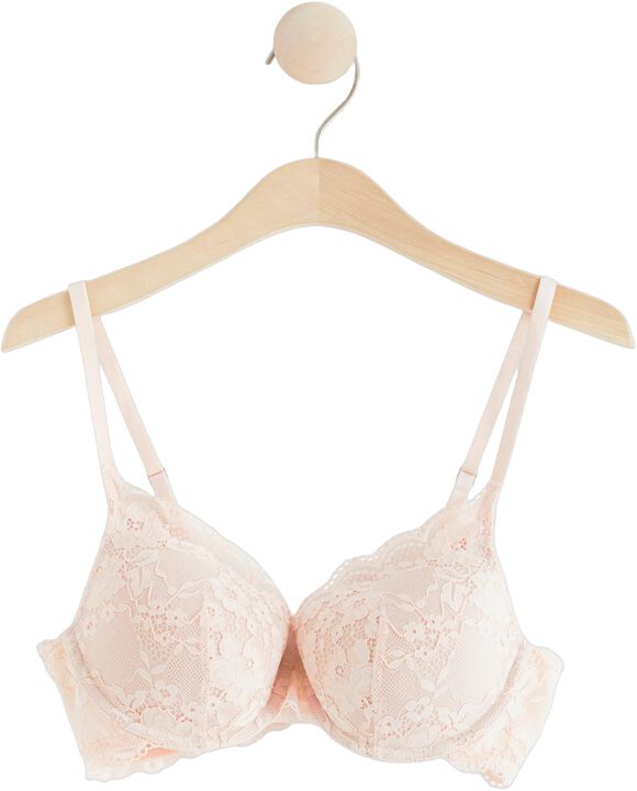 Lilja t-skjorte-BH med blonder