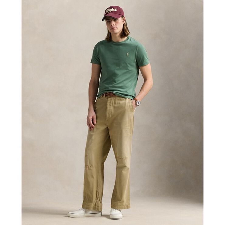 Custom Slim Fit Jersey Crewneck T-Shirt