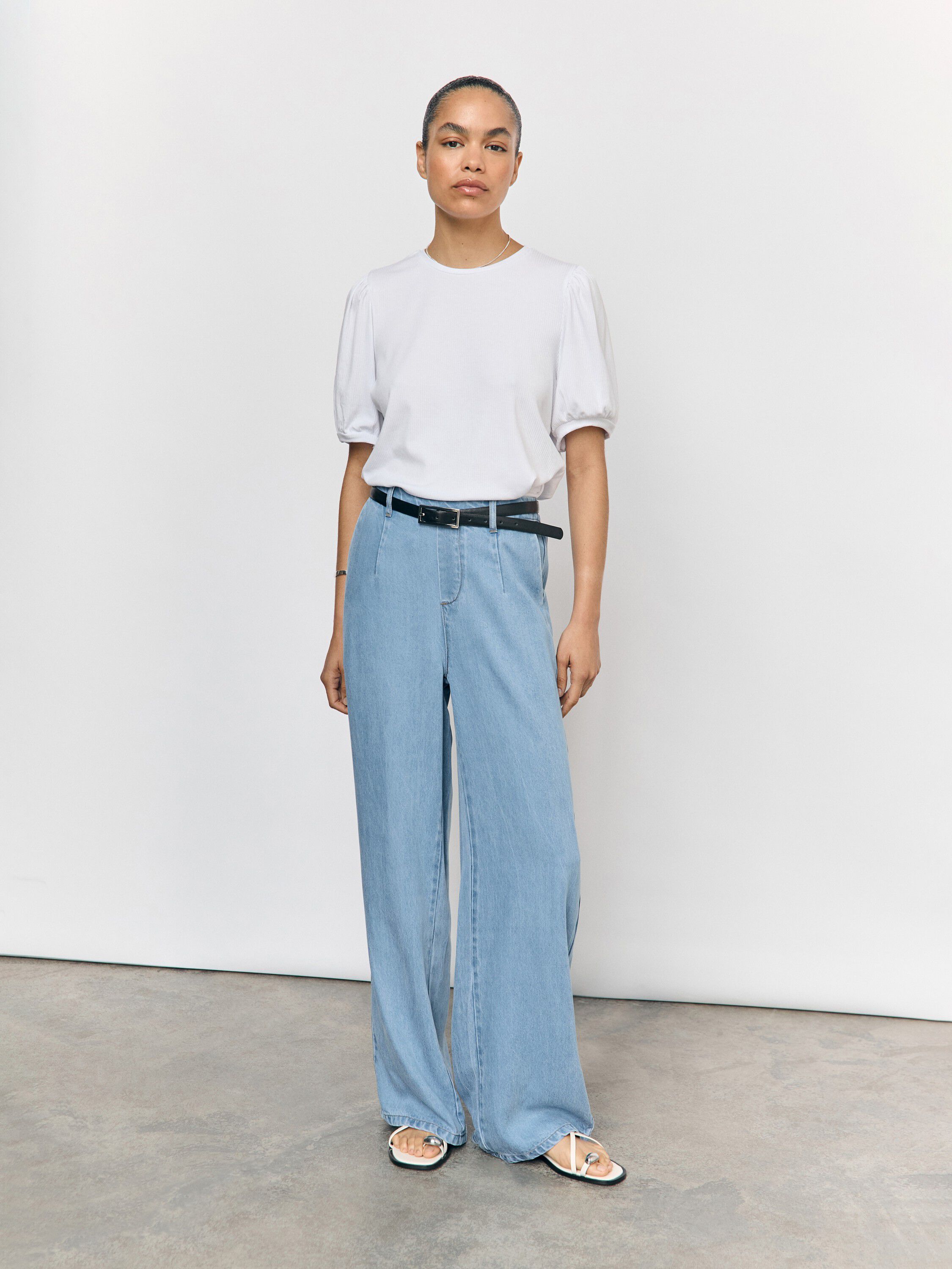 OBJFRAME LISA WIDE MW PANTS NOOS