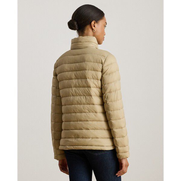 Quilted Funnelneck Puffer Jacket