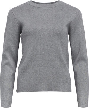 OBJESTER SLI L/S KNIT PULLOVER NOOS