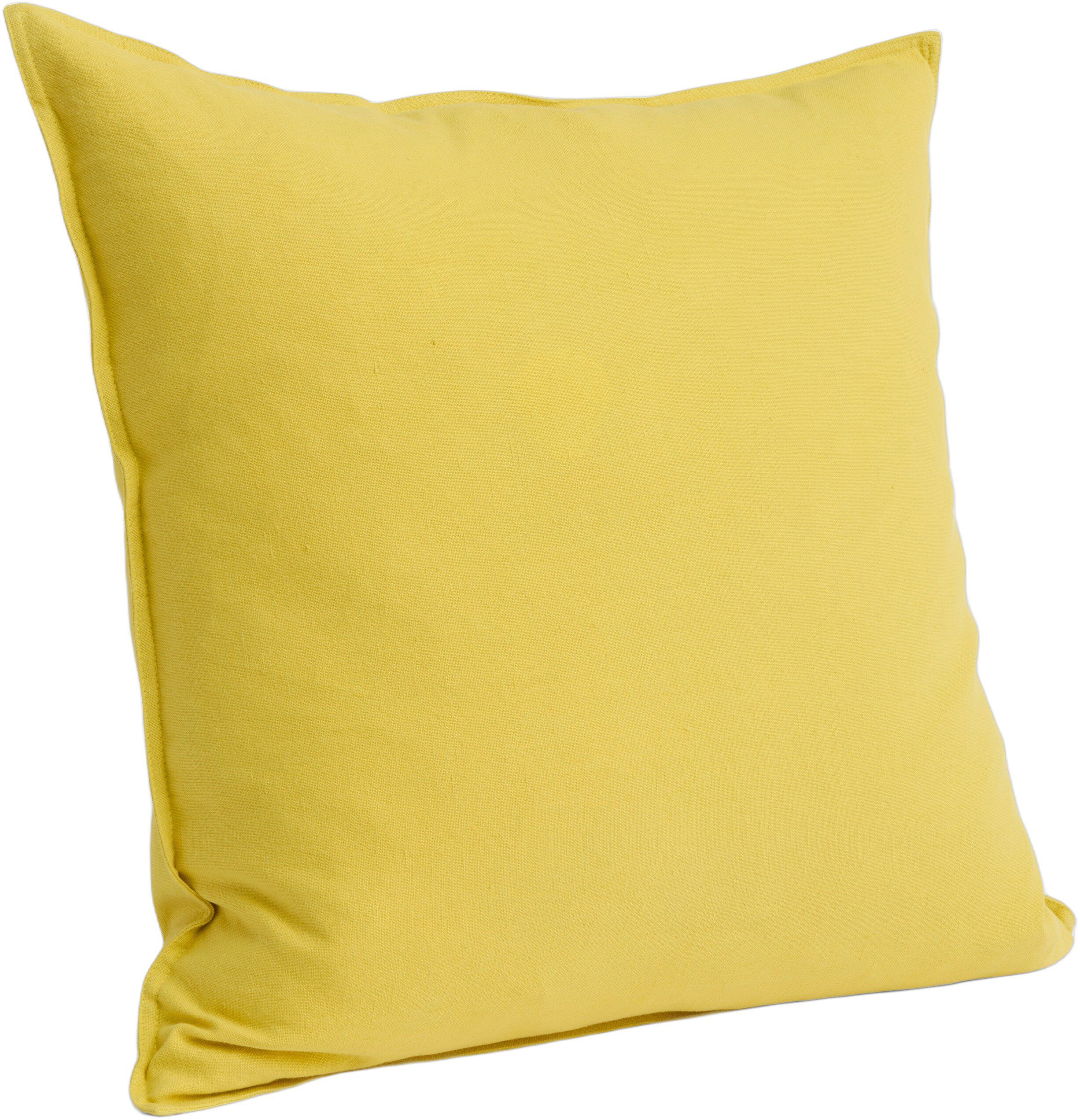 Linen Cushion-60 x 60-Lemon yellow