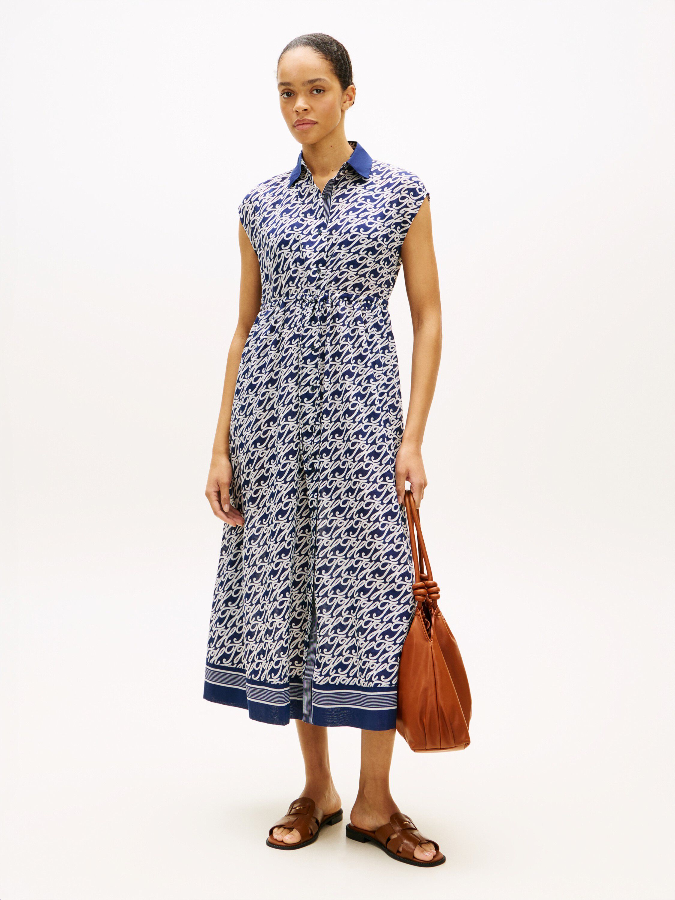 SWIMSHOP SILK VOILE AOP MIDI DRS