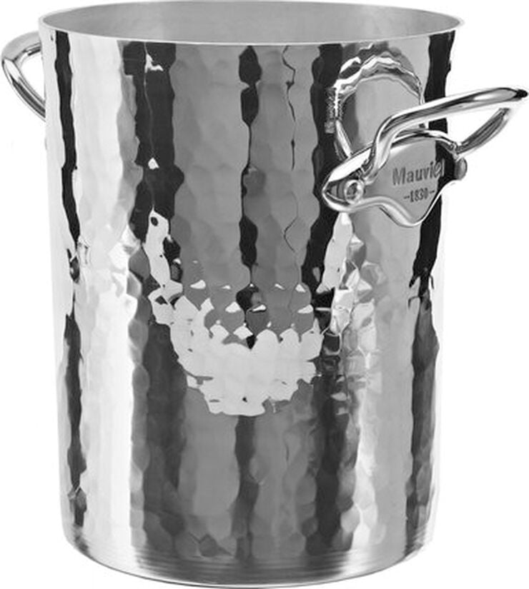 Champagnekjøler høy 20 x 21,5 cm Hamret Aluminium