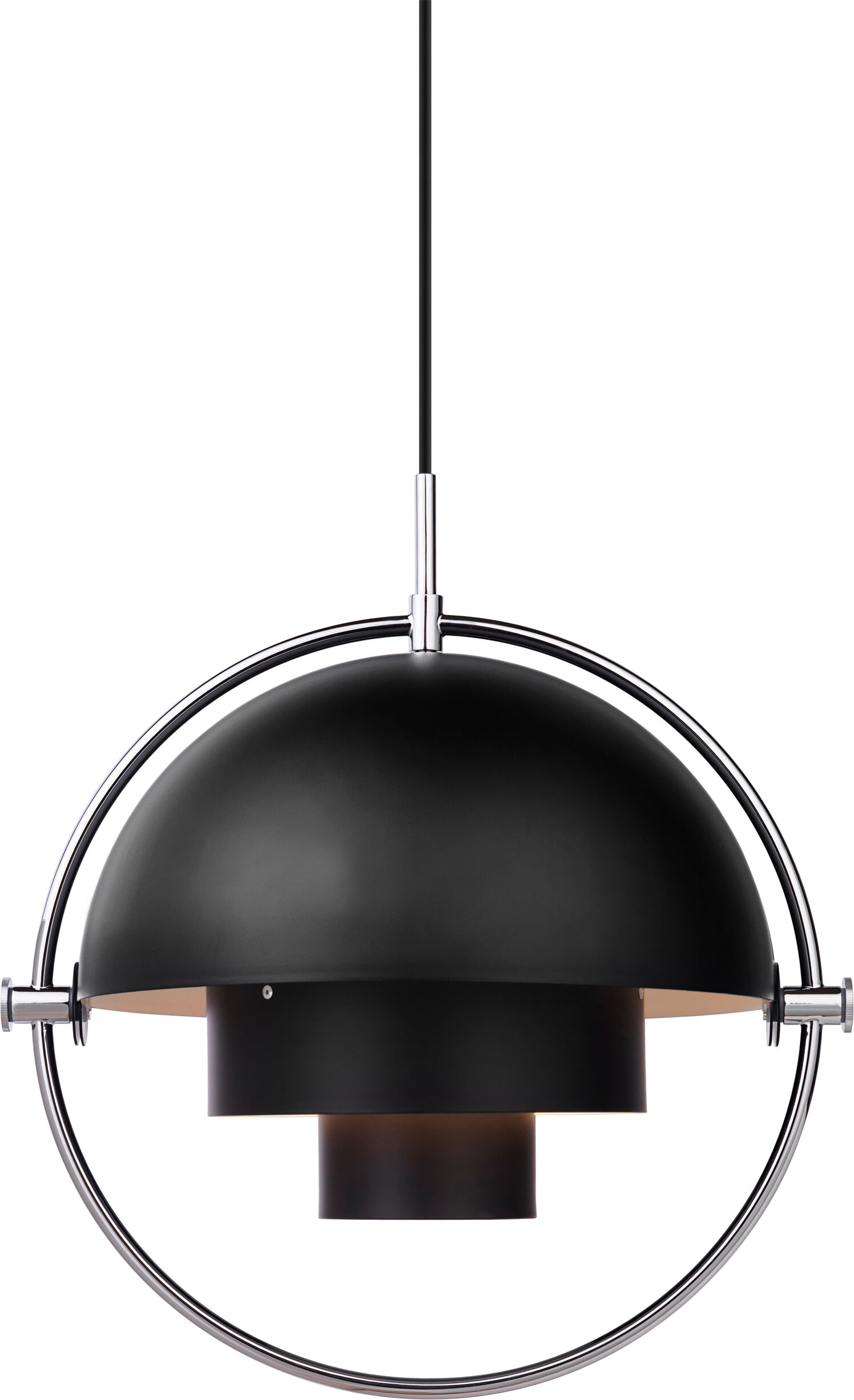 Multi-Lite Pendant (Base: Brass, Shade: Sea Grey Semi Matt)