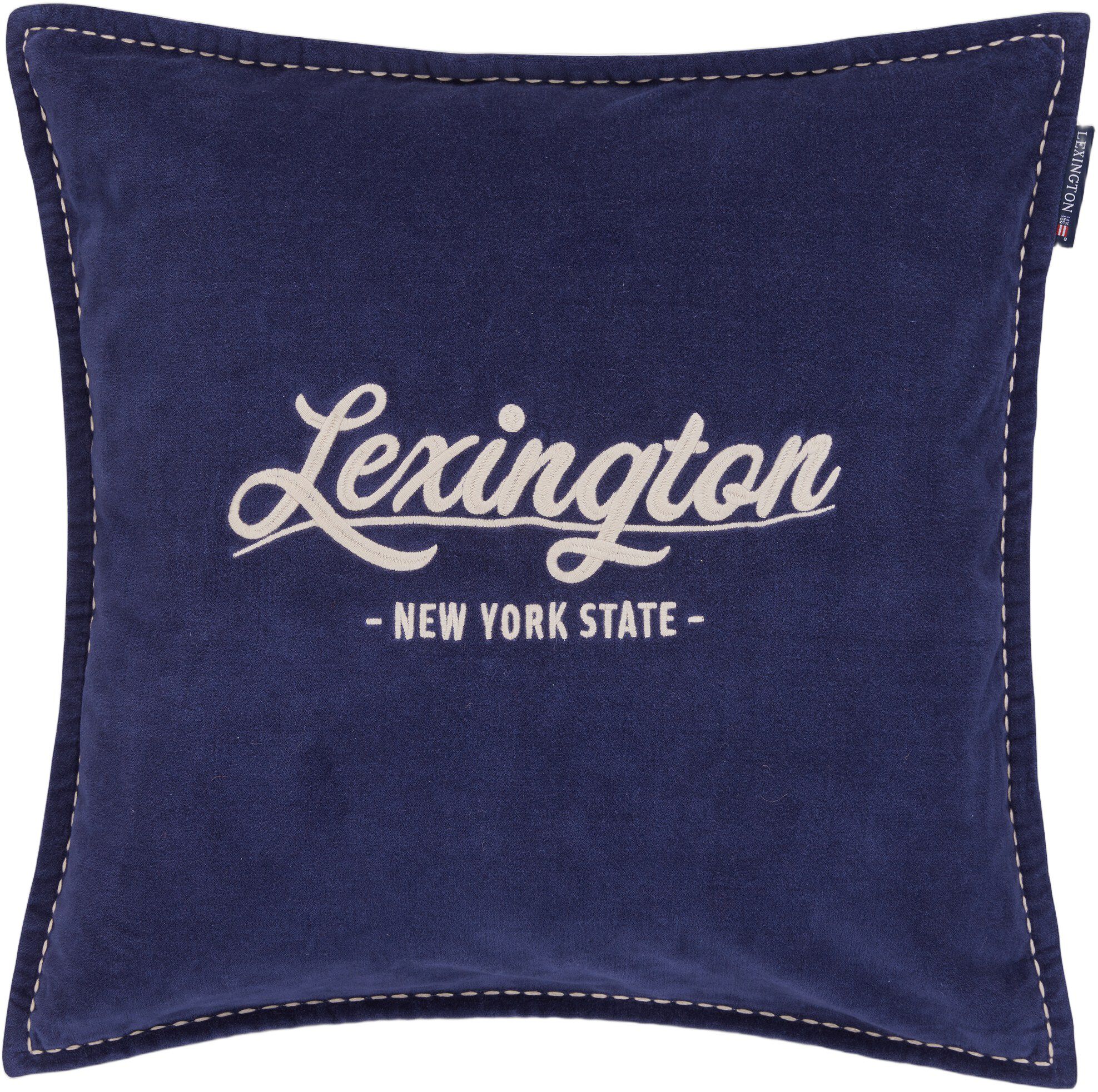 Logo Organic Cotton Velvet Pillow Cover