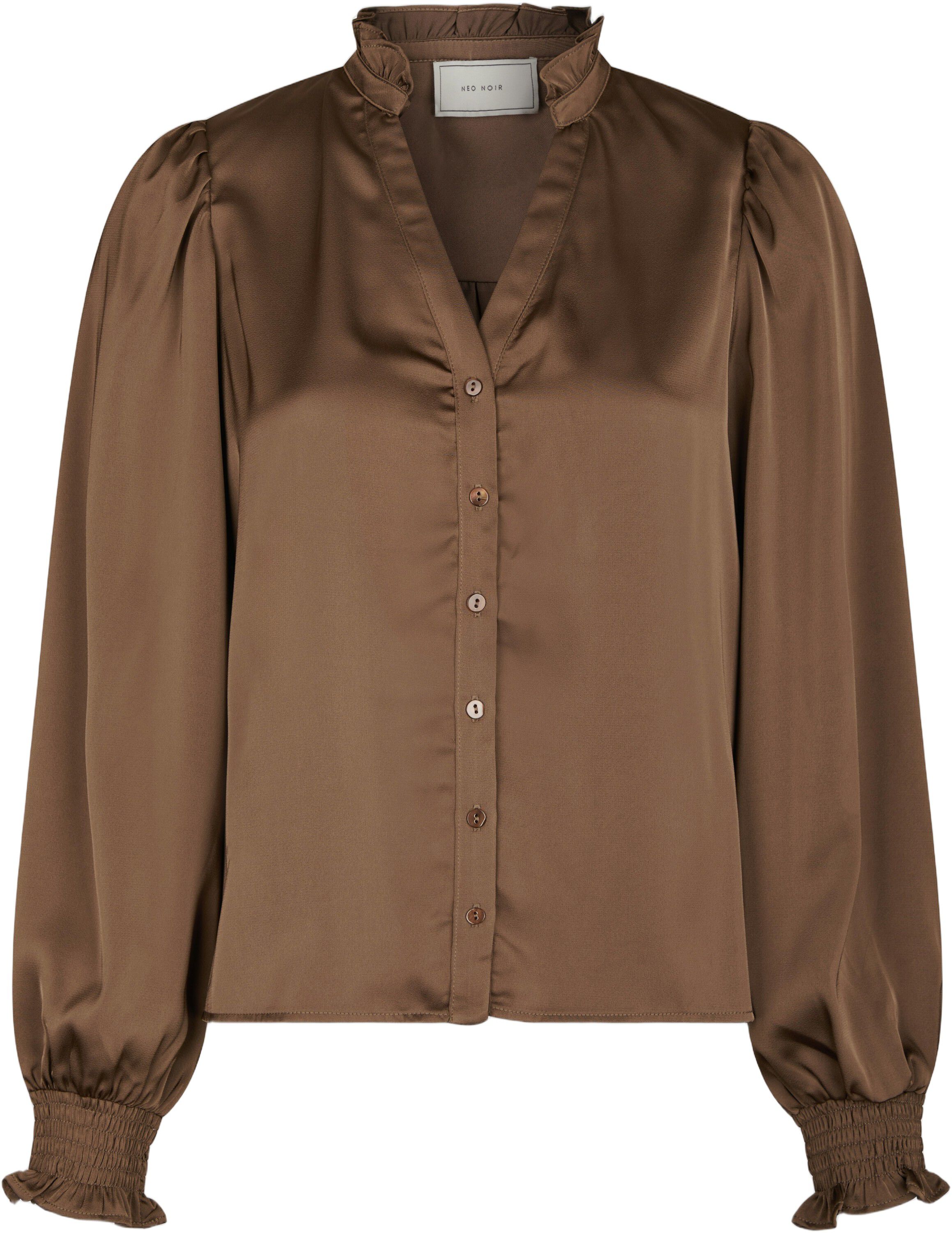 Delsie Drapy Sateen Blouse