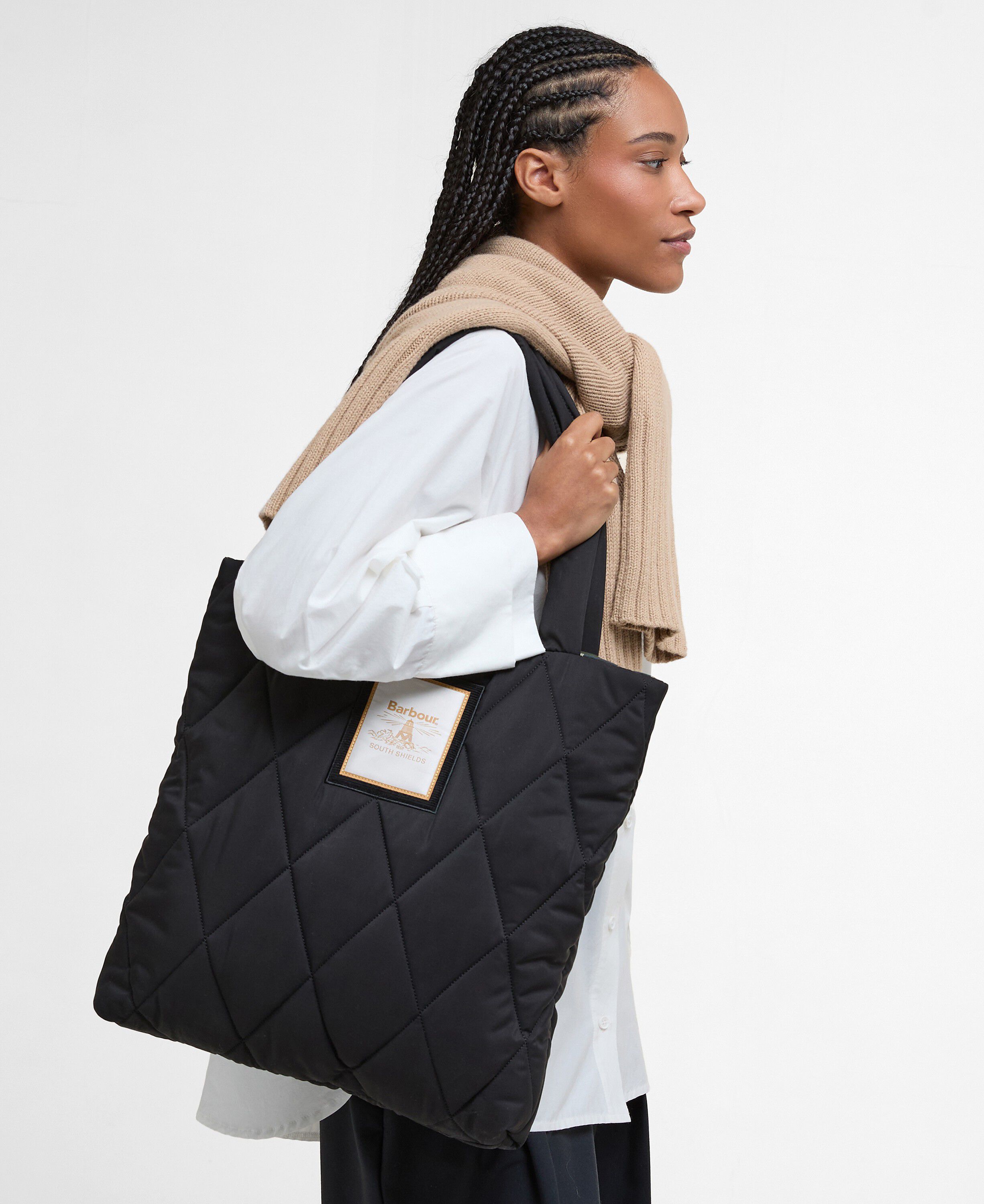 Barbour Mariah Quilted Tote Bag
