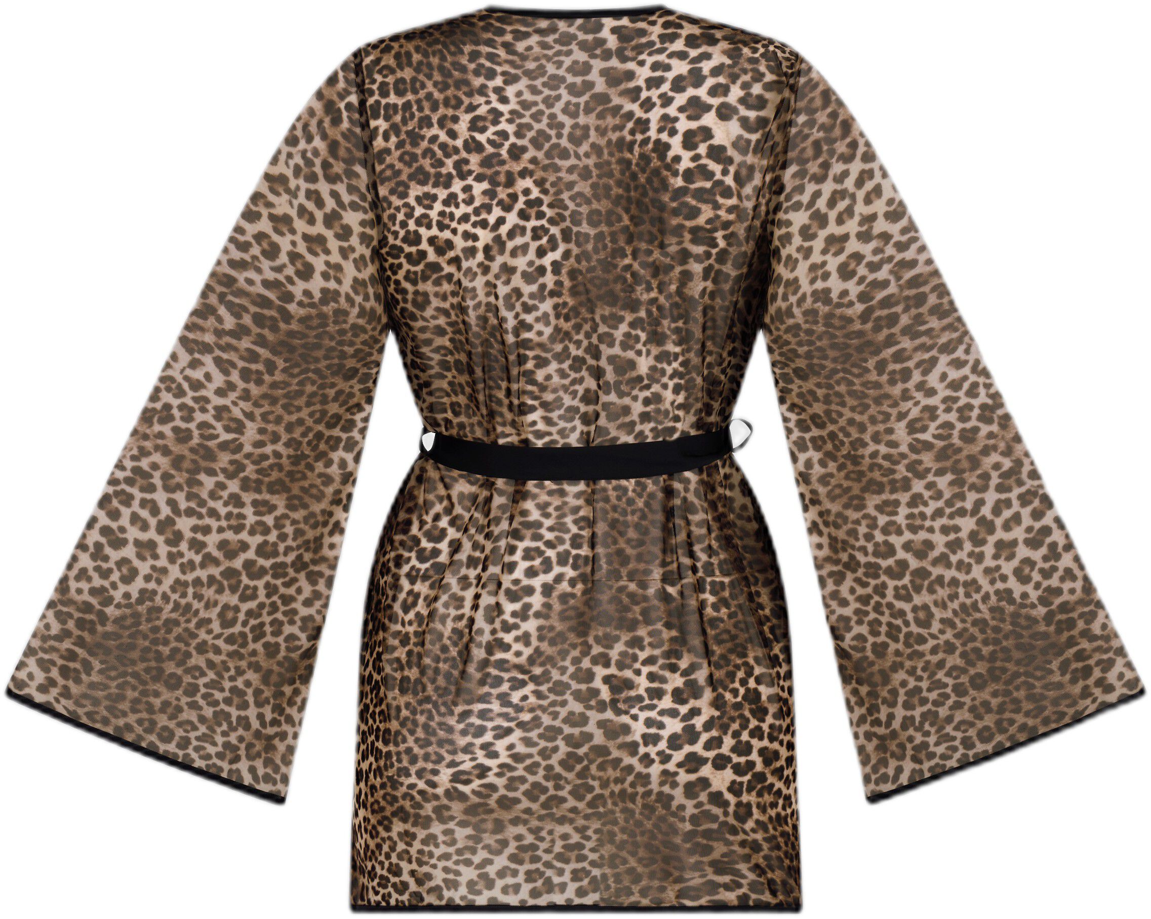 KIMONO MESH LEOPARD