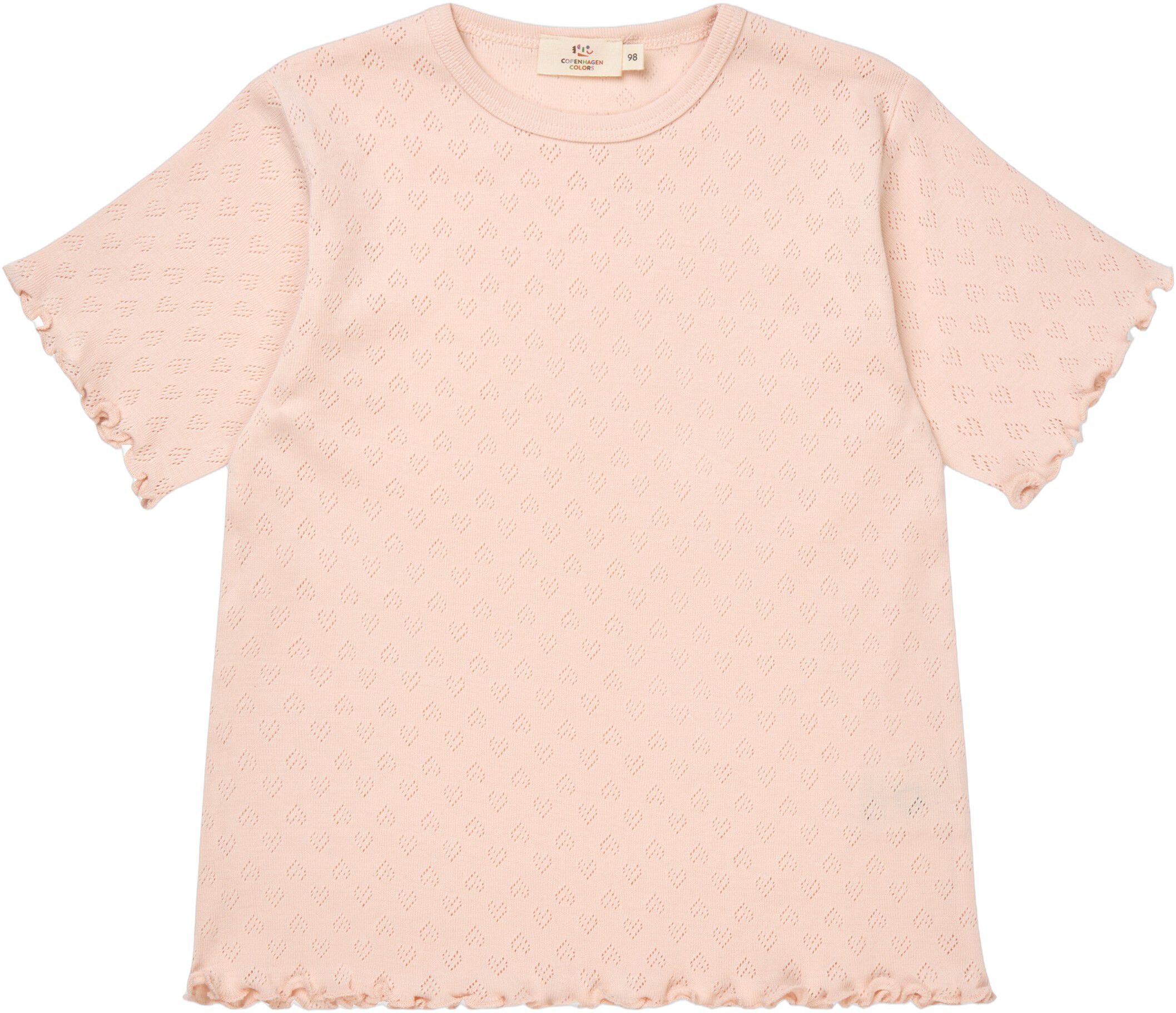 POINTELLE HEART T-SHIRT