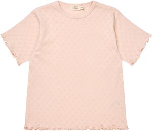 POINTELLE HEART T-SHIRT