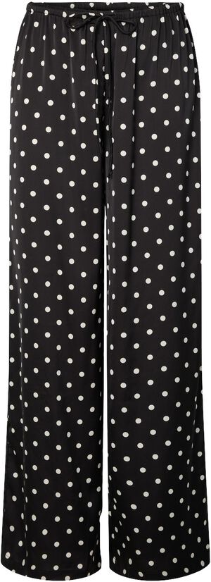 PCJYTTA MW STRAIGHT SATIN PANTS WVN