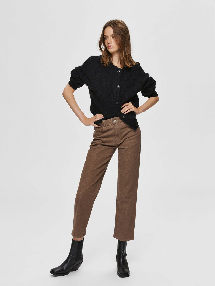 Slflulu Ls Knit Short Cardigan Noos