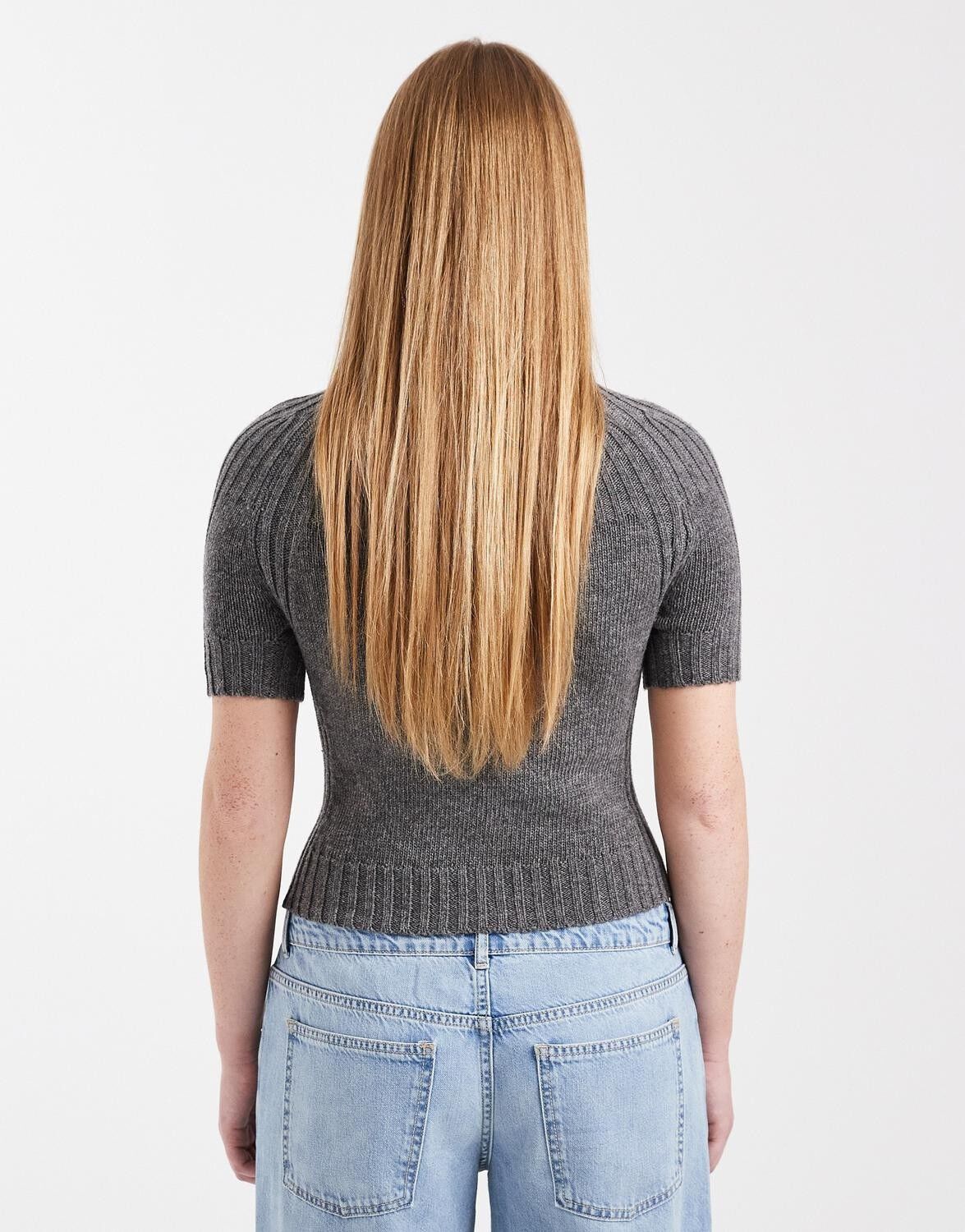 Tsfreja Knitted Rib Top Knt