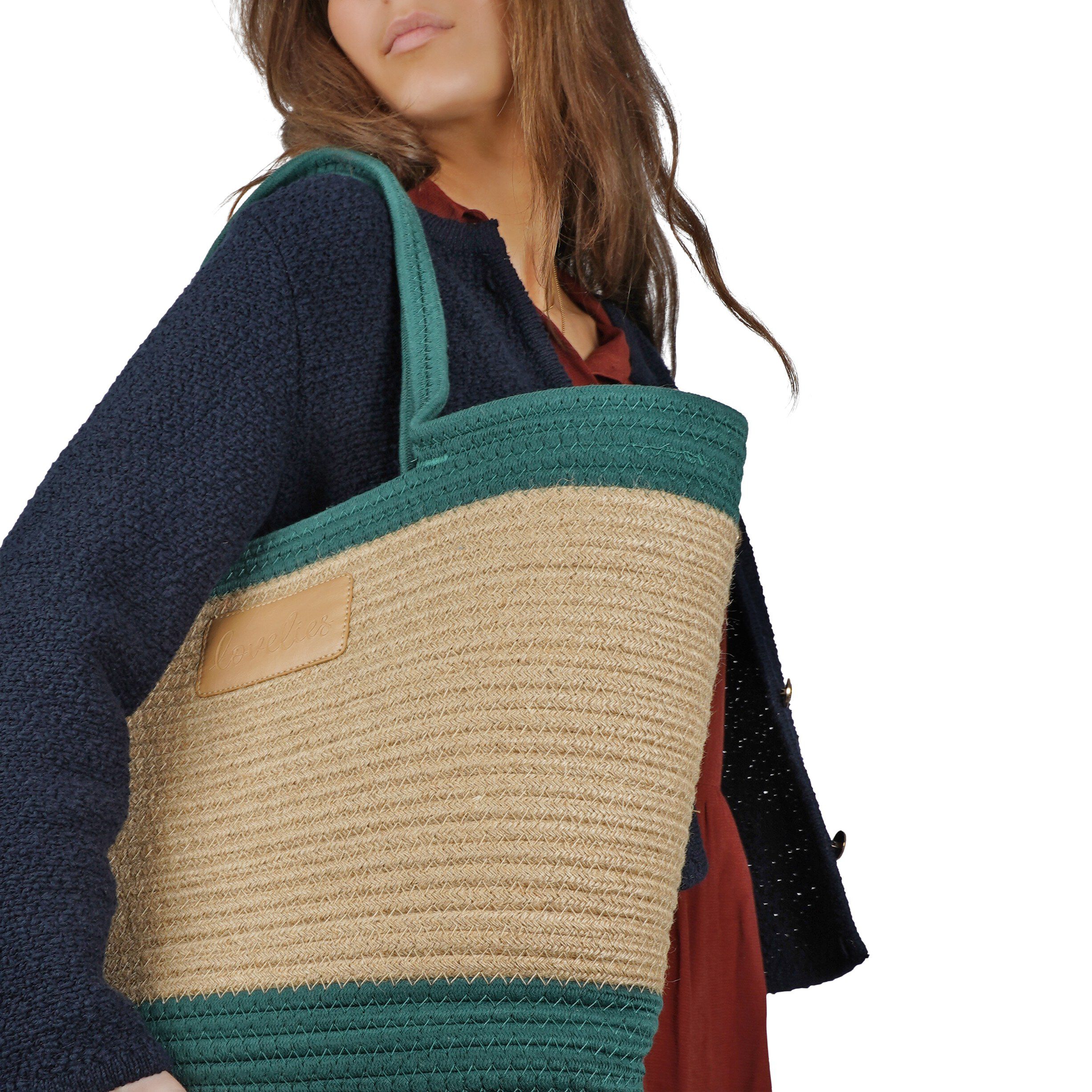 FLAMENCOS - BEACH BAG - LARGE 55 X 35 CM