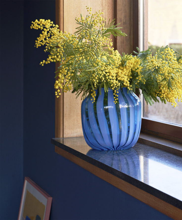 Juice Vase-Wide-Light blue