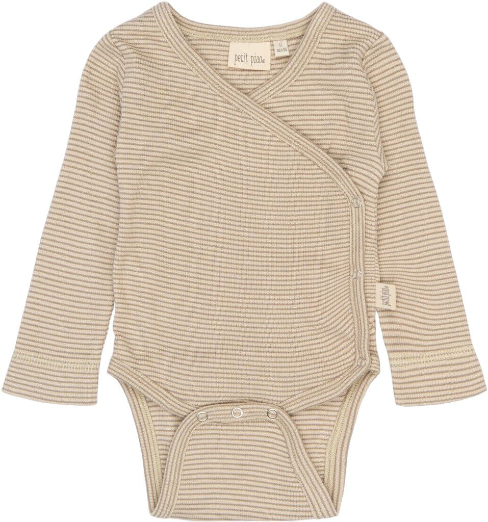 PPDian Body L/S fold over stripe NB NOOS