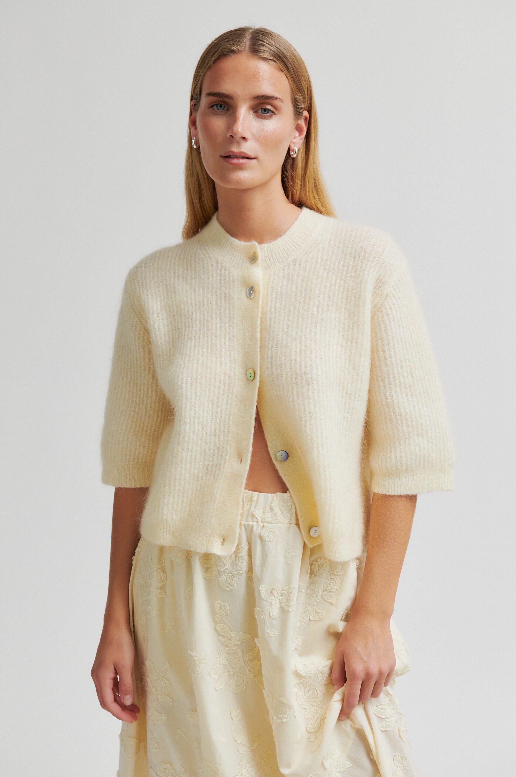 Andrea Knit Rib Cardigan