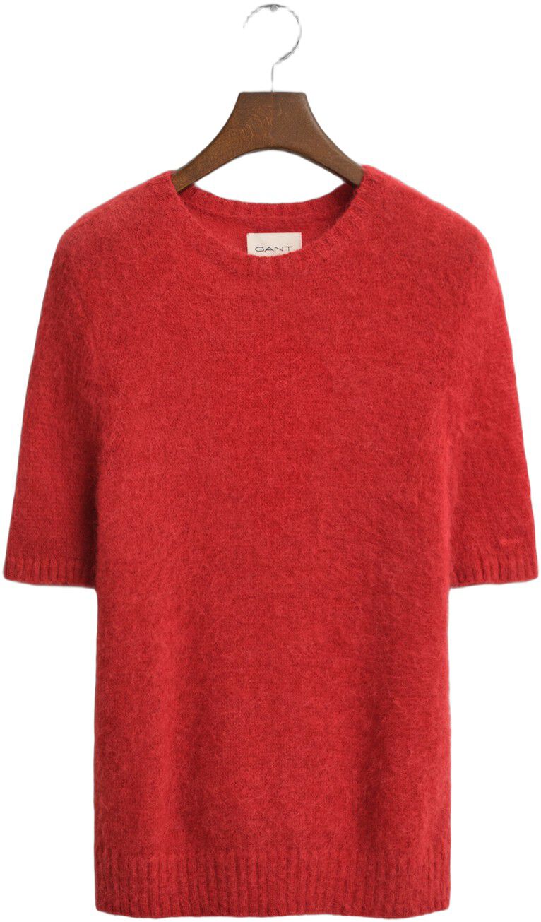 Kortermet strikkegenser