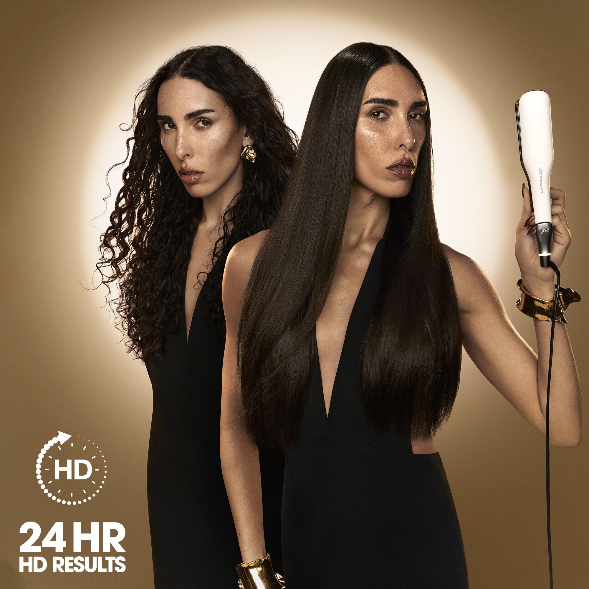 ghd Chronos Max - Wide Plate Hair Straightener White