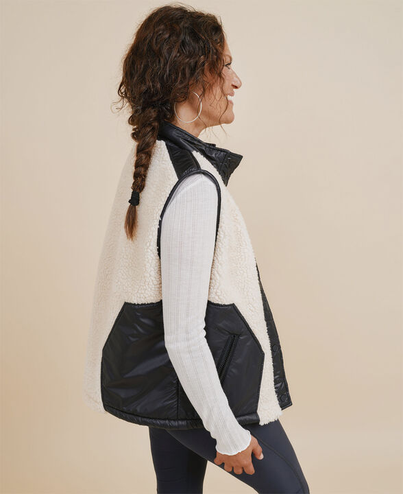 Glacier Fleece Vest - Nero