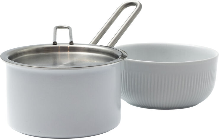 Tallerkenlåg 13 cm rustfrit stål