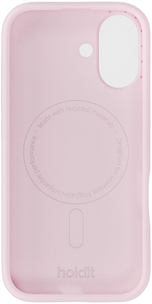 Silicone Case MagSafe Compatible iPhone 17 Pale Pink