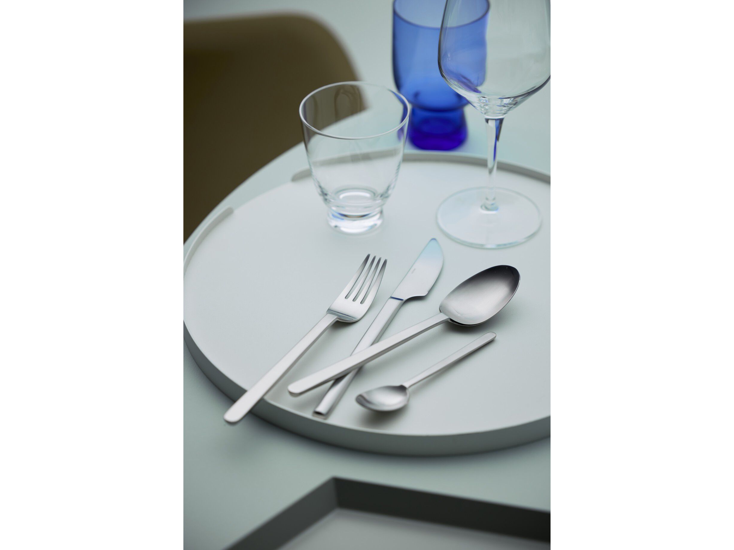 Bestikksett Norm 16 deler Matt st&aring;l