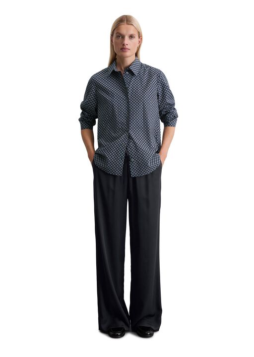 Blouse, casual fit, a-shape, longsl