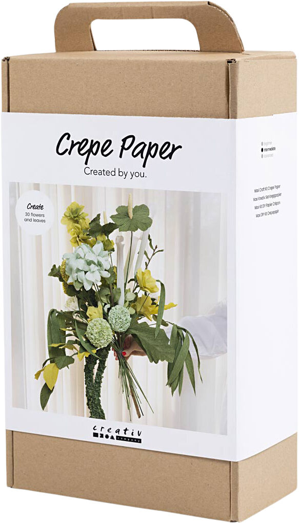 Maxi DIY Kit Crepepapir, Blomsterbuket