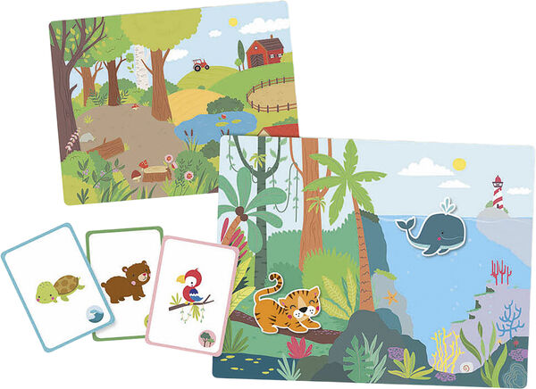 Auzou - Magnetisk legesæt - Dyreunger