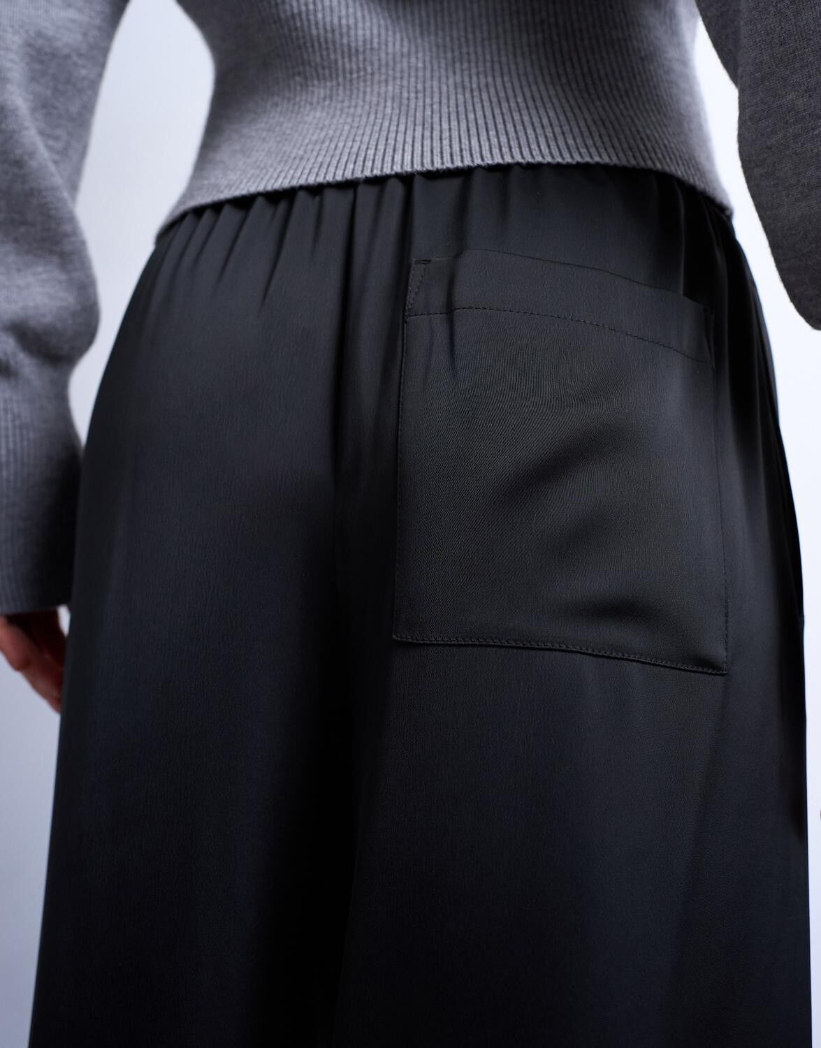 Tsnana Straight Leg Satin Pant