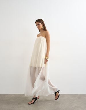 TSCALI LAYERED MAXI DRESS WVN