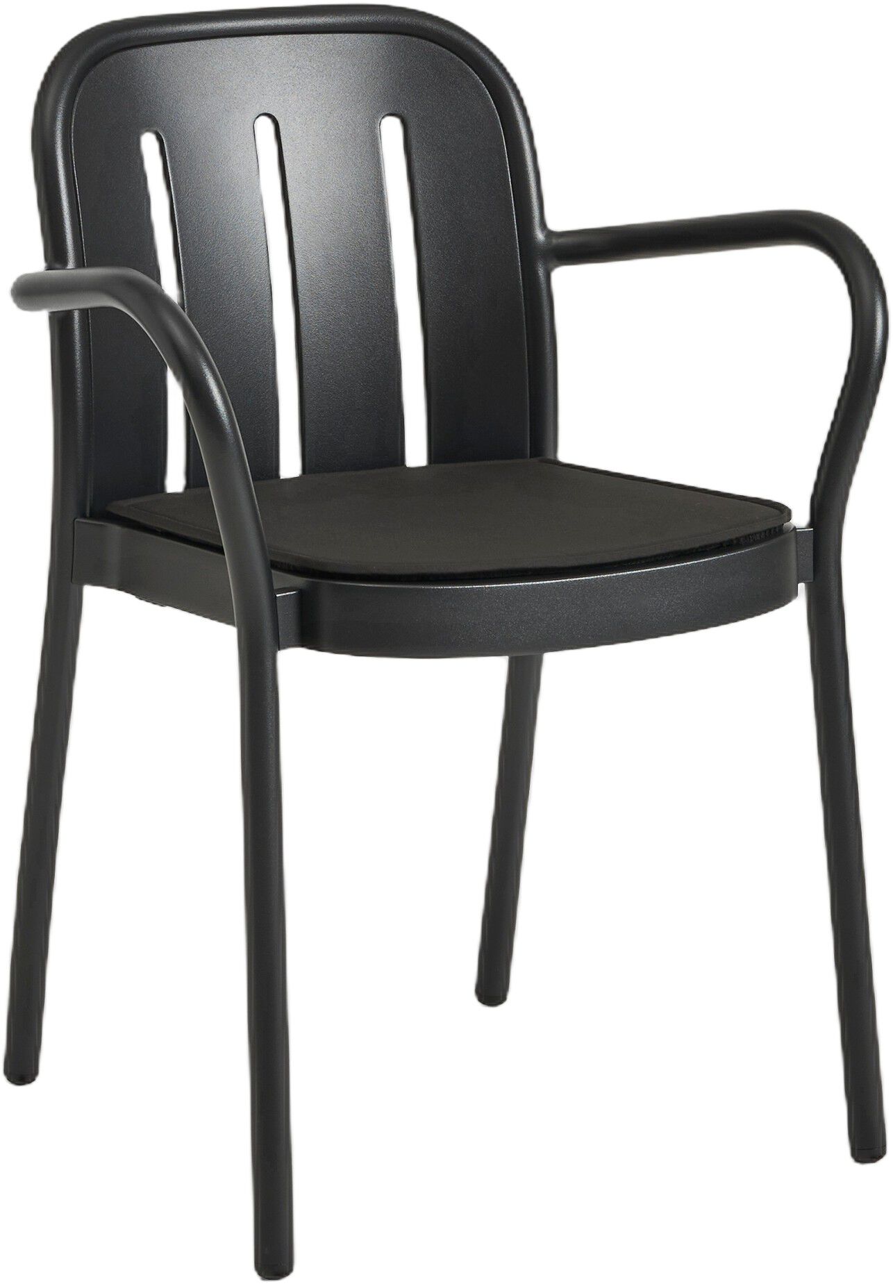 Deville Armchair-Anthracite powder