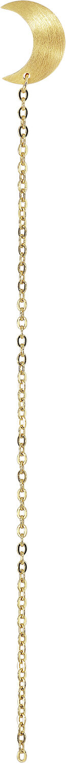 Half Moon Chain Stud